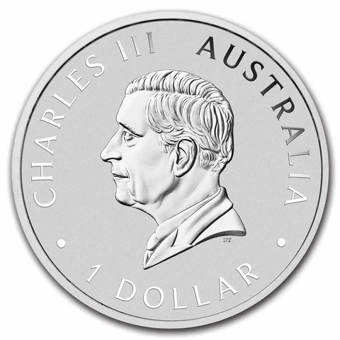 2024 Australian Silver Swan 1 oz bullion coin obverse