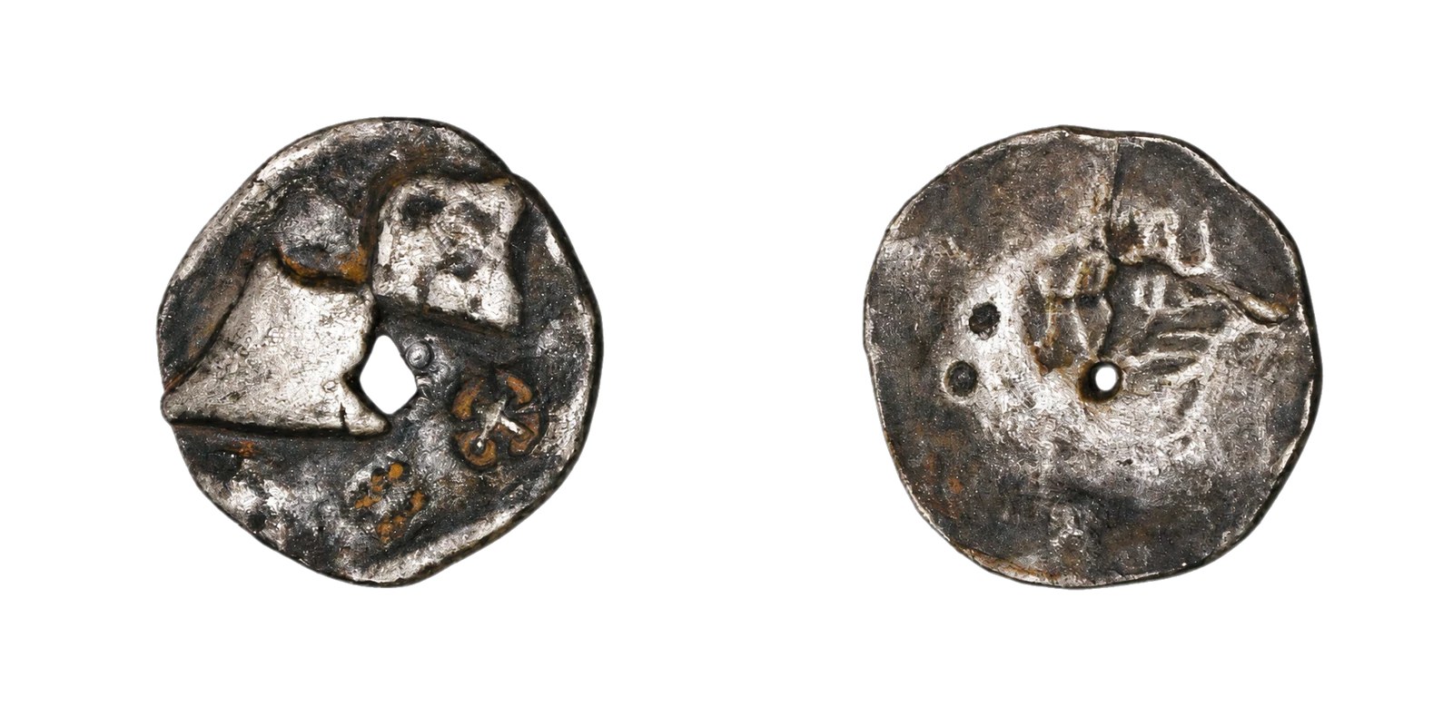Mumon Ginsen: Uninscribed Silver Before 708 · primary face