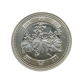 Thumbnail: Obverse and reverse of the 2021 Reiwa 3 bicolor-clad 500-yen coin