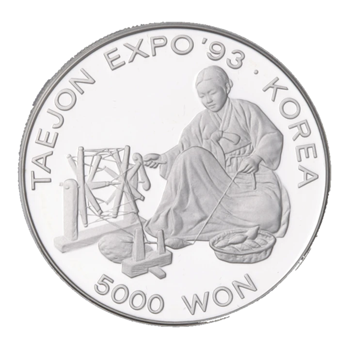 1993 Daejeon Expo commemorative, obverse