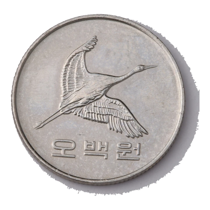 South Korea current-series 500 won, obverse