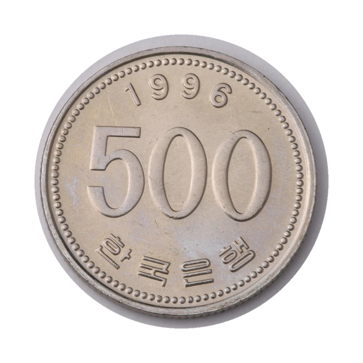 South Korea current-series 500 won, reverse
