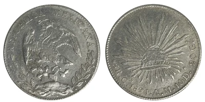 Thumbnail of Representative 1894 Cn AM Culiacán Republican 8 Reales