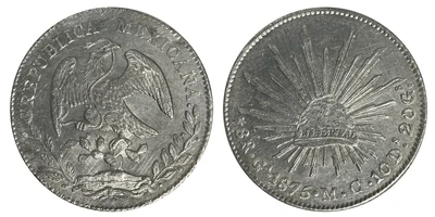 Thumbnail of Representative 1875 Ga MC Guadalajara Republican 8 Reales
